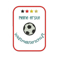 Stickdatei - Meilensteinkarte Weltmeisterschaft